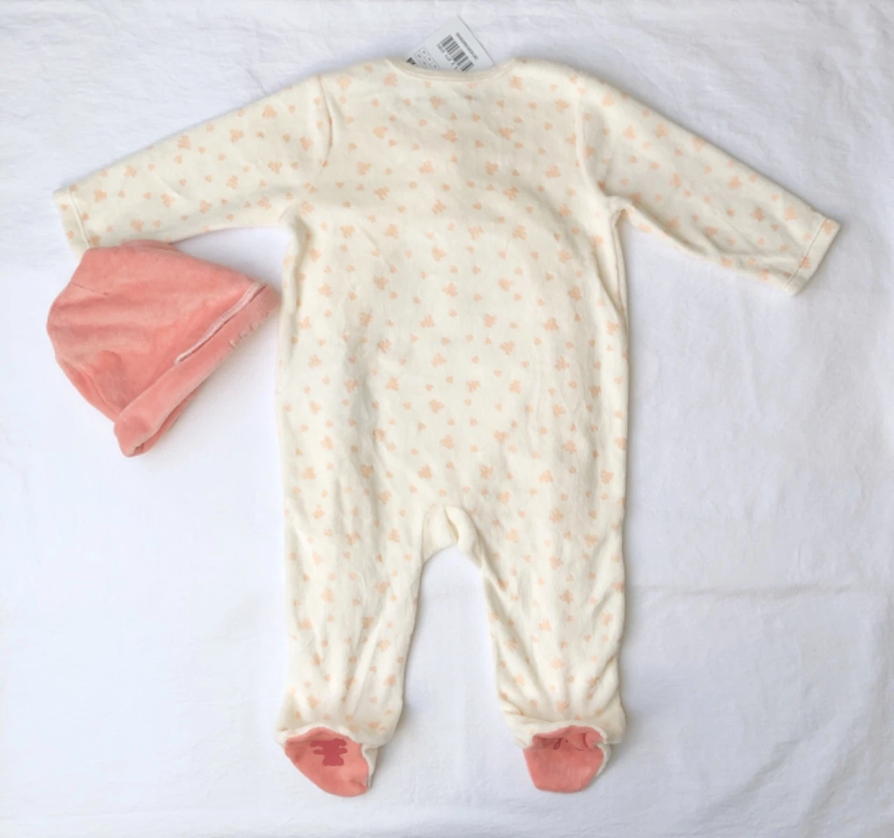 Velvet pajama set + hat Lulu Castagnette 9 months – photo 3